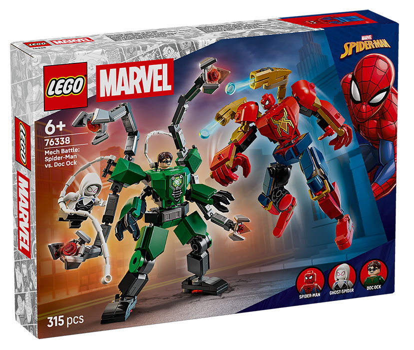 LEGO Marvel Battaglia Mech: Spider-Man Vs. Doc Ock 76338